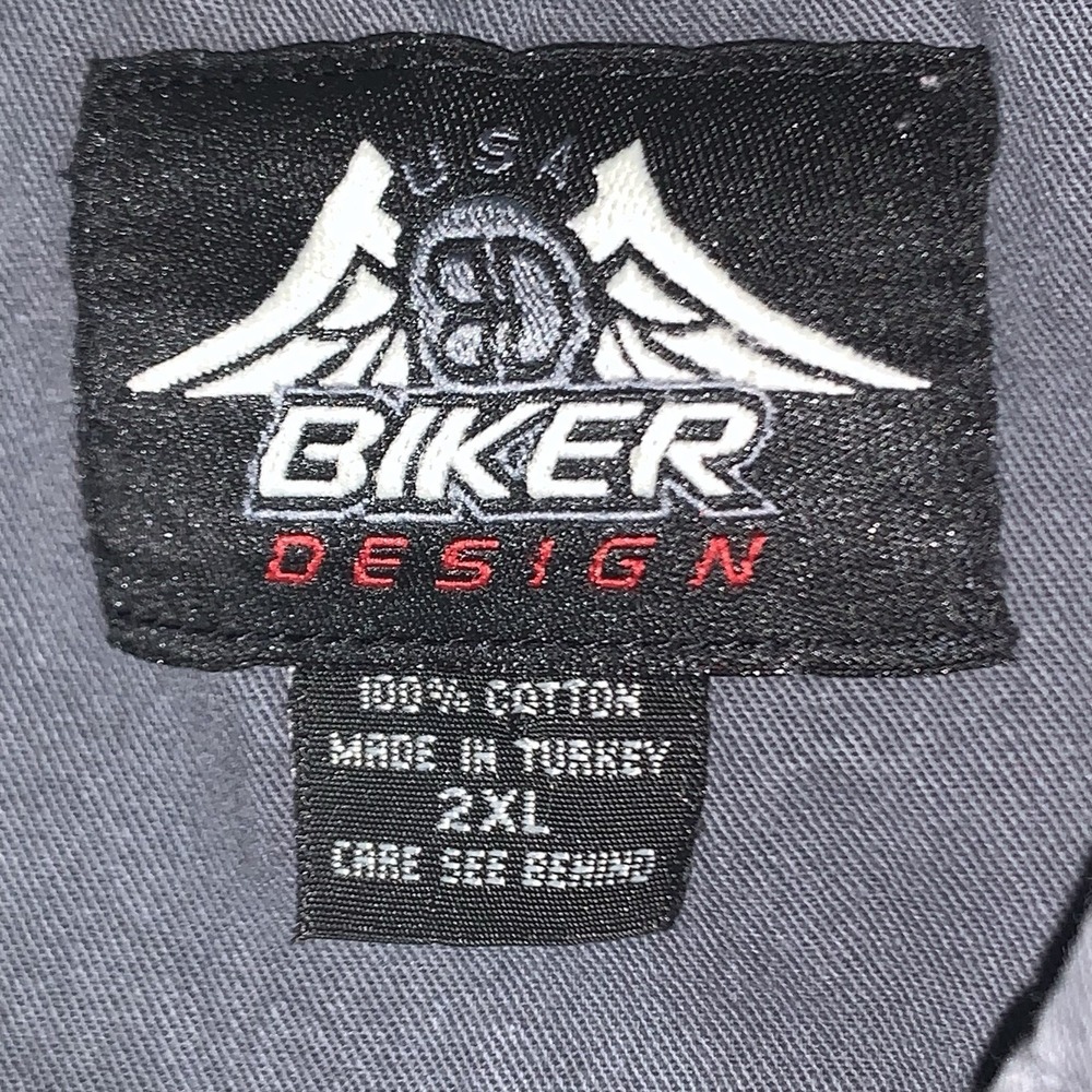 VTG Biker Design Mens Sturgis 2006 Black Hills Rally Sleeveless Gray Shirt 2XL - Picture 6 of 7
